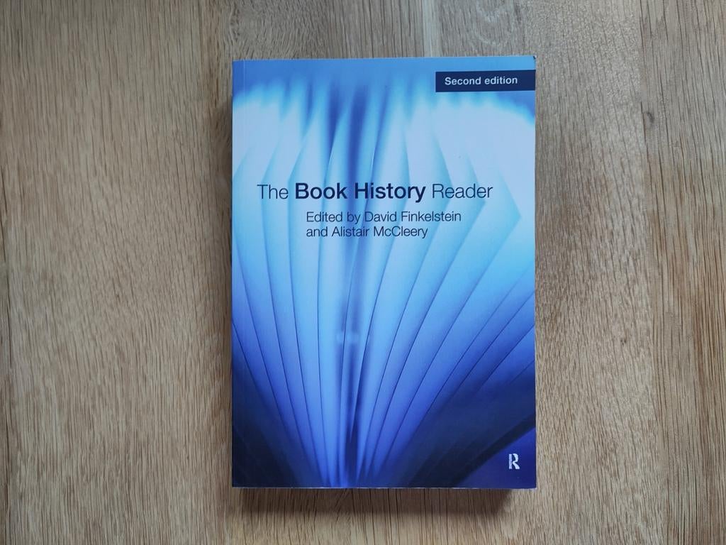 The Book History Reader, Ophalen of Verzenden, Alpha, Zo goed als nieuw, WO