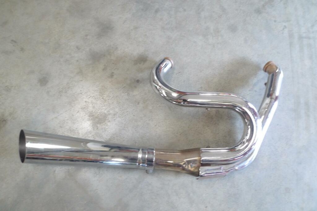 Uitlaat Harley fxst flst Hooker 2in1, Ophalen, Gebruikt