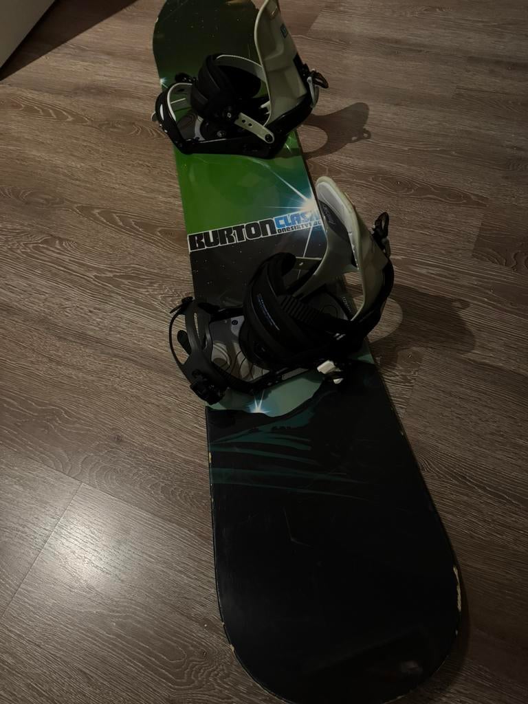 BURTON snowboard (162cm) met bindingen + schoenen, Ophalen, Gebruikt, Board