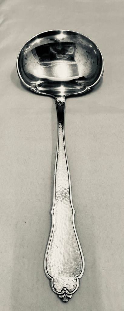 Gero Georg Nilsson Verzilverde Soeplepel, Ophalen of Verzenden, Zo goed als nieuw, Overige materialen, Los bestek