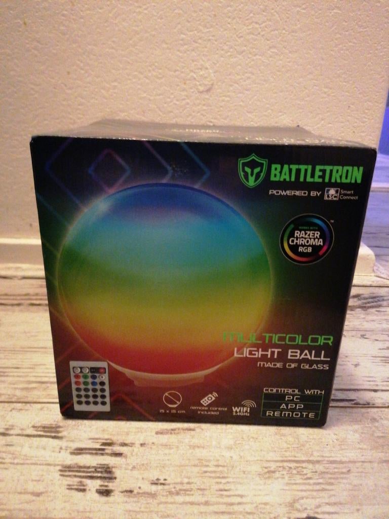 Multicolor light ball, Ophalen of Verzenden, Zo goed als nieuw, Licht, Kleur