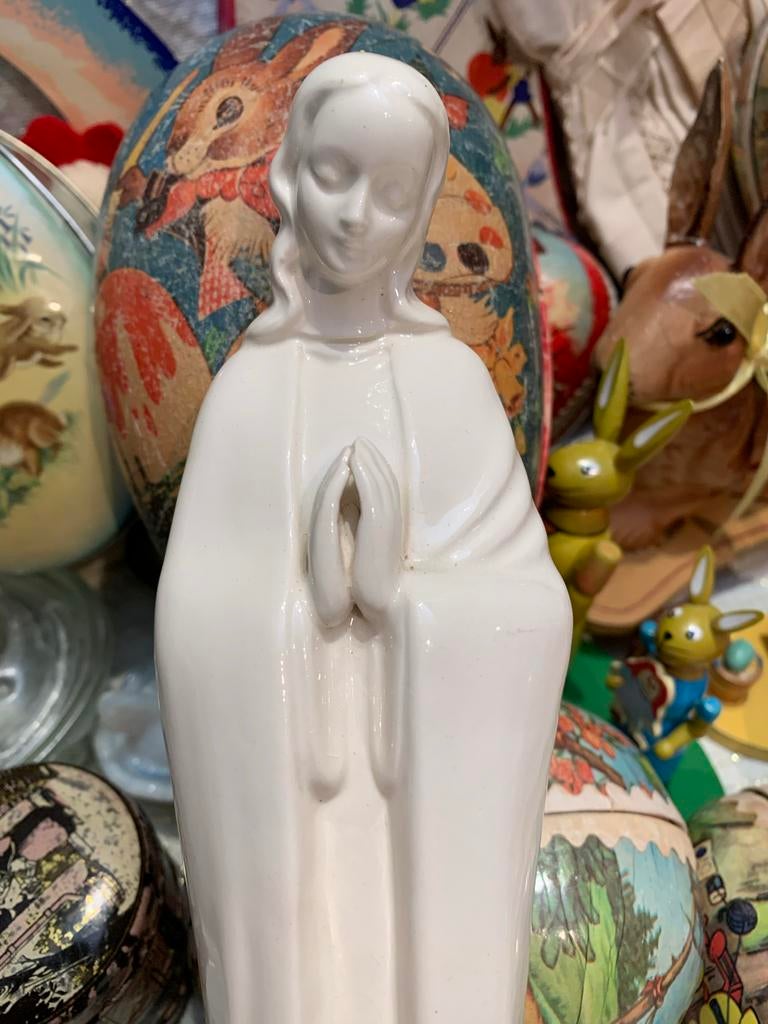 Witte Maria Hummel Beeldje, Antiek en Kunst, Curiosa en Brocante, Ophalen of Verzenden