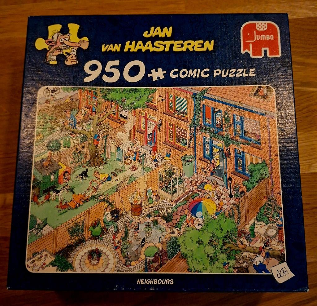 Jan van Haasteren puzzel De Buren 950 st, Ophalen of Verzenden, 500 t/m 1500 stukjes, Zo goed als nieuw, Legpuzzel