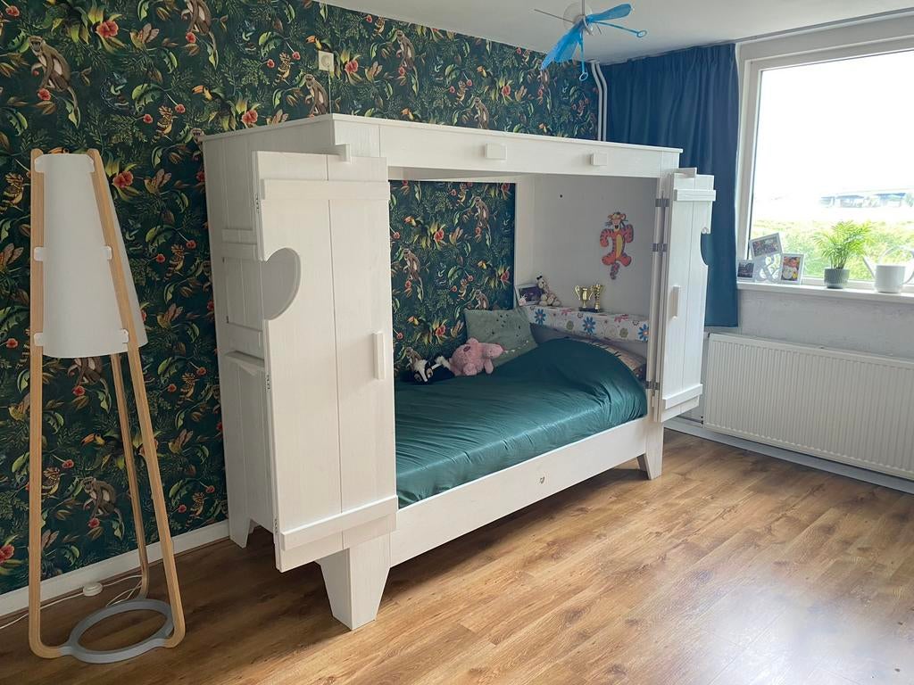 Lief! Bedstee bed Saar, Kinderen en Baby's, Ophalen, Zo goed als nieuw, 180 cm of meer, 85 tot 100 cm