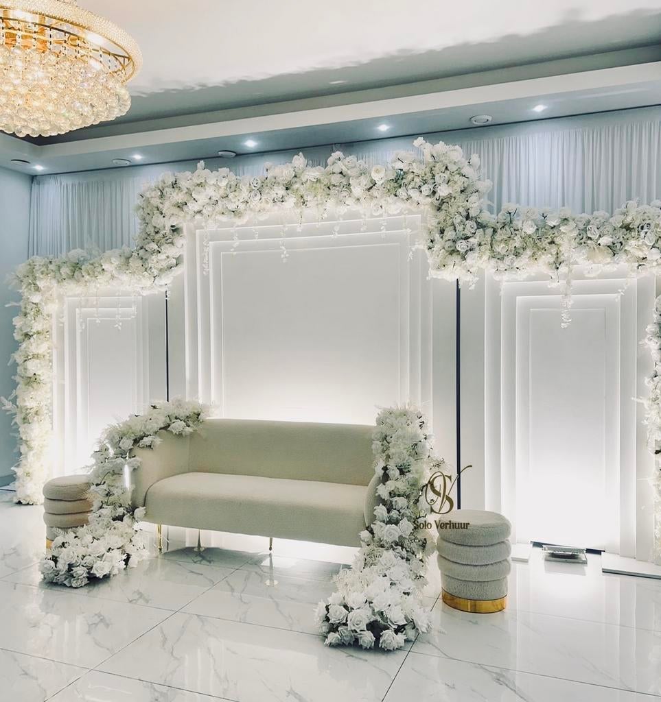 Bruidsbank voor henna bruiloft, Hobby en Vrije tijd, Feestartikelen | Verhuur, Ophalen, Zo goed als nieuw, Geboorte of Huwelijk