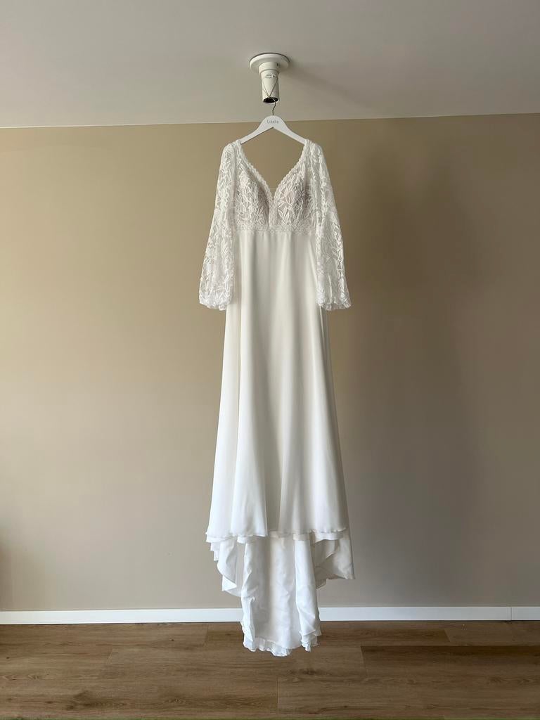 Trouwjurk maat 36, Ophalen, Gedragen, Wit, Trouwjurk