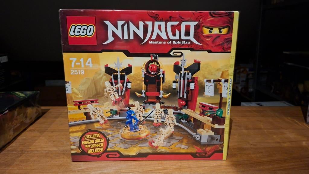 Zeer zeldzaam: Lego nieuw Ninjago 2519 - Tempel van Vuur, Ophalen, Zo goed als nieuw, Complete set, Lego