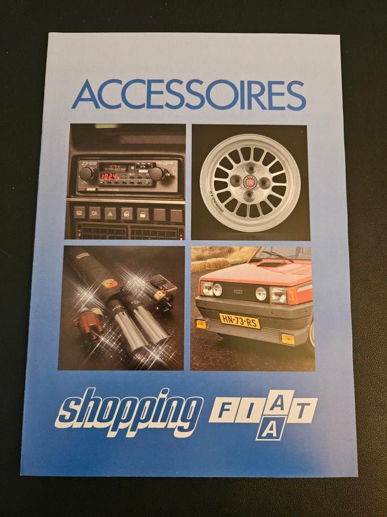 Brochure Fiat Accessoires 1982 oa Panda, Ophalen of Verzenden, Zo goed als nieuw, Overige merken