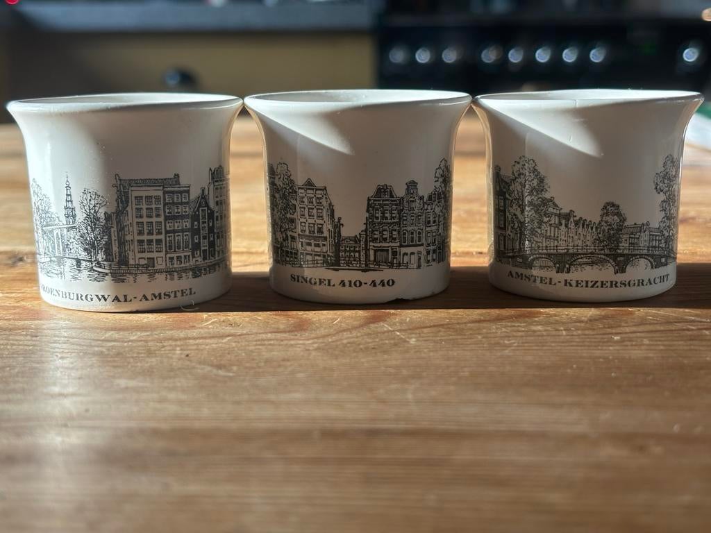 Villeroy & Boch Amsterdam Eierdoppen - Set van 3, Huis en Inrichting, Keuken | Servies, Gebruikt, Overige materialen, Ophalen of Verzenden