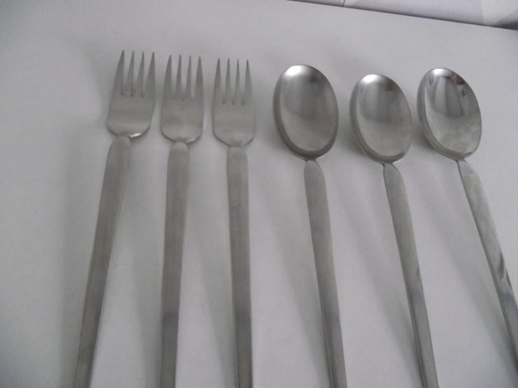 9 stuks RVS Sola Elite Diana bestek 1960-1970 per stuk, Antiek en Kunst, Antiek | Bestek, Ophalen of Verzenden