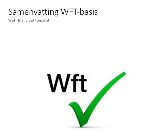 Samenvatting WFT Basis 2026, Ophalen of Verzenden, Beta, Nieuw