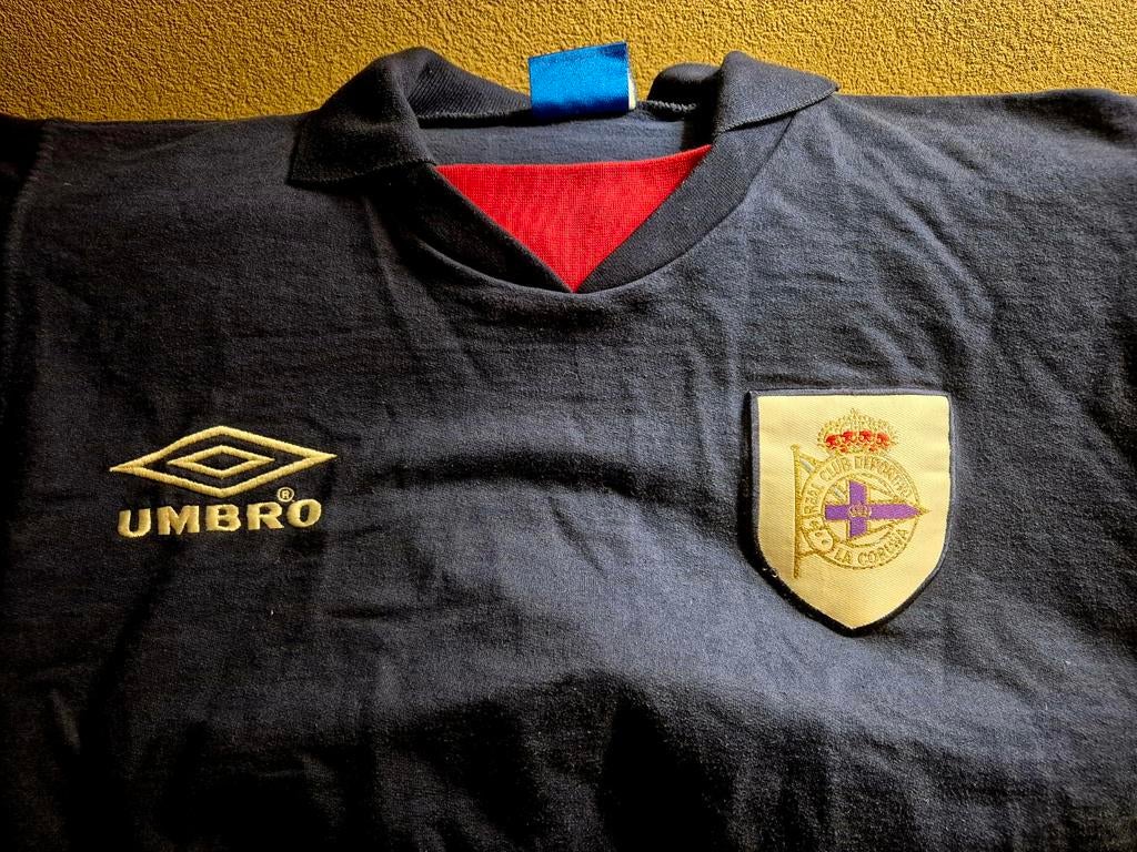 Zeldzaam Vintage Umbro Deportivo La Coruna Trainingstop !, Ophalen of Verzenden, Buitenlandse clubs, Shirt