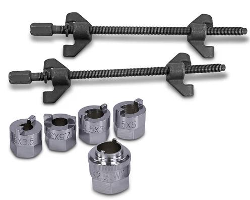Veerklem 370mm veerspanner schokdempers adapters doppen veer, Ophalen of Verzenden, Nieuw