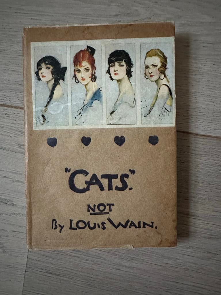 Antiek boek "Cats" not by Louis Wain, 1919., Ophalen of Verzenden