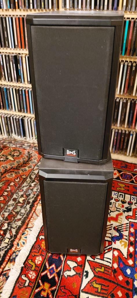 BNS A-20 ADVANCE BOOKSHELF SPEAKERS, Ophalen of Verzenden, 60 tot 120 watt, Front, Rear of Stereo speakers, Overige merken