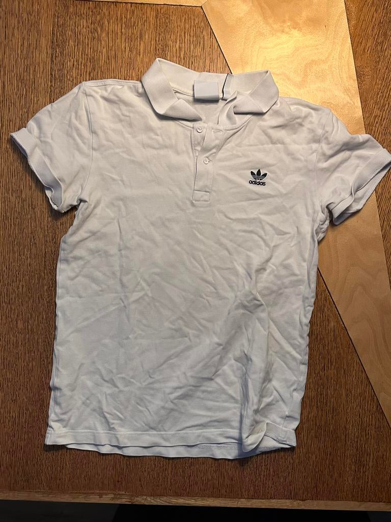 Polo Adidas, Maat 48/50 (M), Wit, Ophalen of Verzenden, Zo goed als nieuw