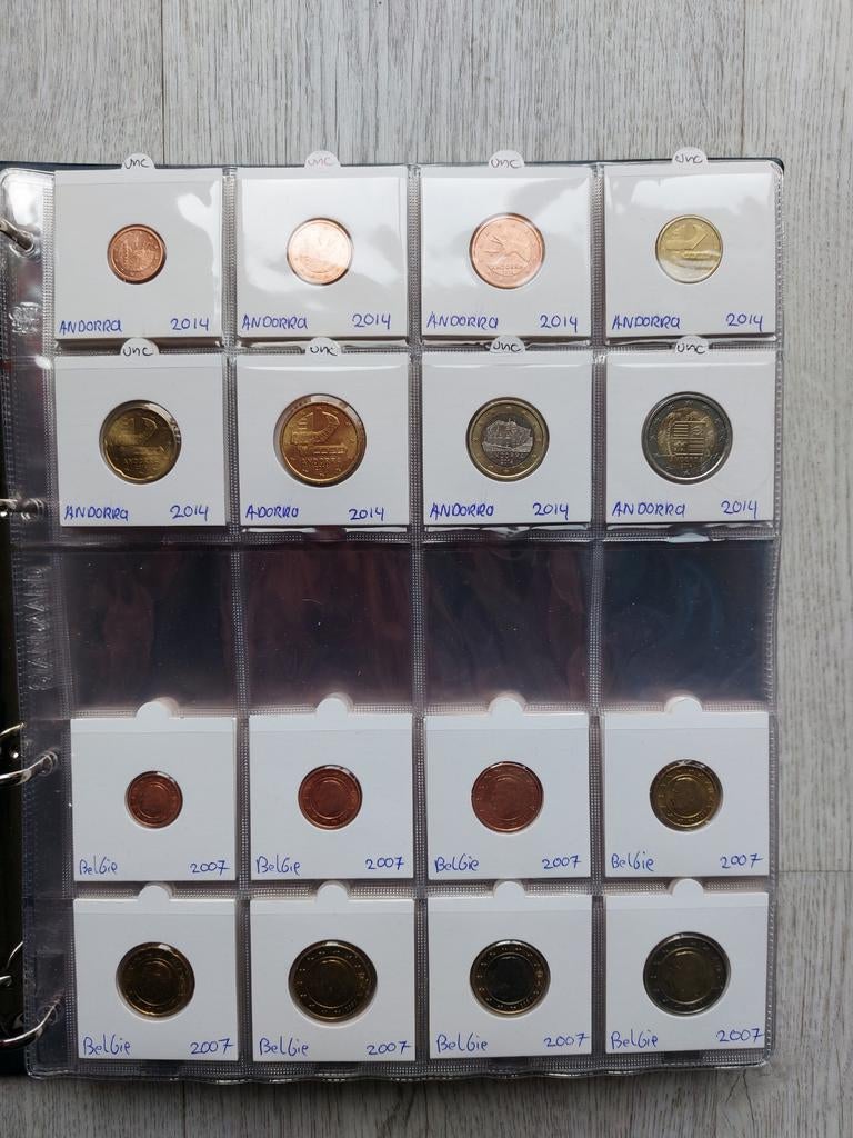 Verschillende landen euromunten jaarseries unc, Postzegels en Munten, Munten | Europa | Euromunten, Ophalen of Verzenden, Overige landen