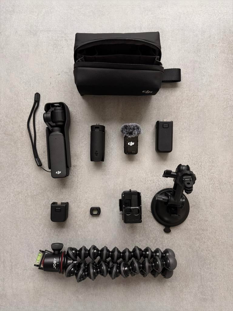 DJI Osmo Pocket 3 Creator Combo –Zo goed als nieuw + extra’s, Overige merken, Zo goed als nieuw, Full HD, Geheugenkaart