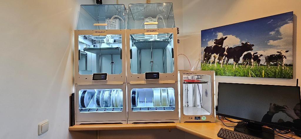 Ultimaker S5 Pro Bundle - Top 3D-Printer duo nozzle, Ophalen, Ingebouwde Wi-Fi, Ultimaker, Zo goed als nieuw