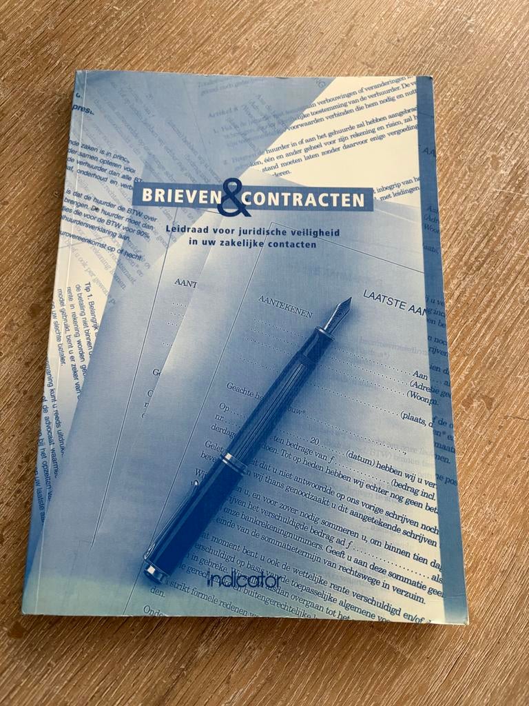 Indicator voor brieven ej contracten, Boeken, Ophalen of Verzenden, Beta, Zo goed als nieuw, HBO