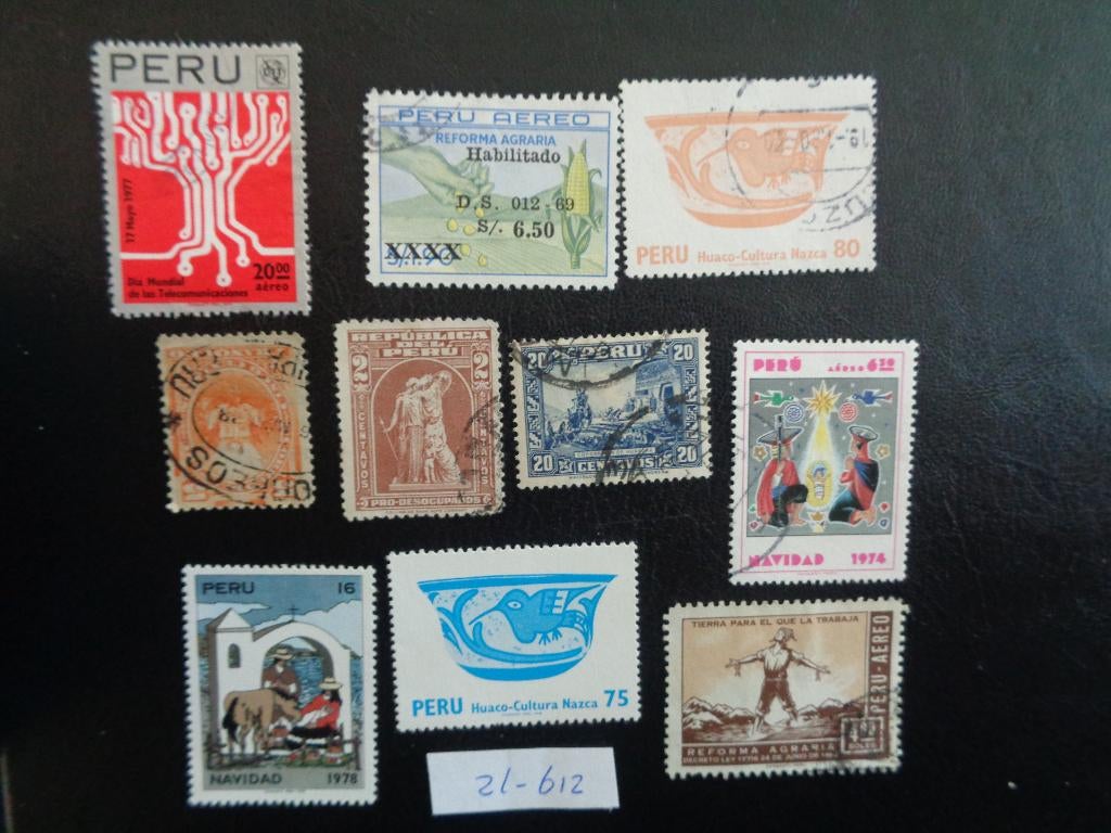 peru - diverse (zl-612), Ophalen of Verzenden, Gestempeld, Zuid-Amerika
