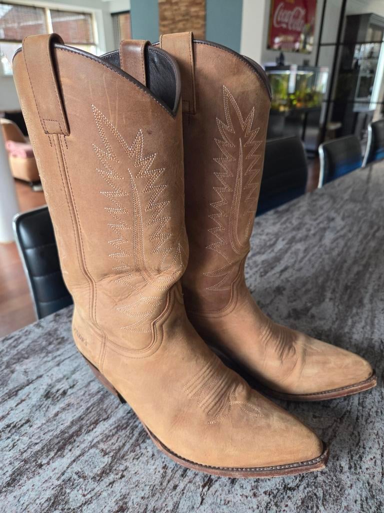 Sendra cowboylaarzen mt 40 cognac zgan, Kleding | Dames, Schoenen, Ophalen of Verzenden, Zo goed als nieuw, Bruin, Hoge laarzen