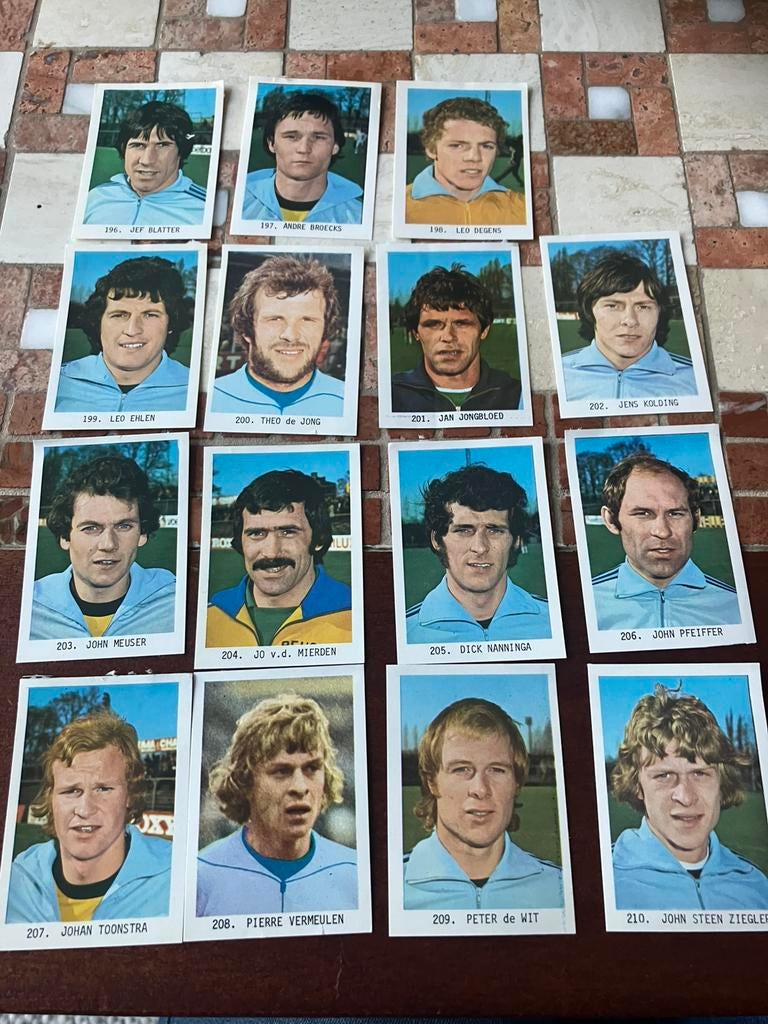 Roda jc panini vanderhout 1977-1978, Ophalen of Verzenden, Gebruikt, Roda JC, Poster, Plaatje of Sticker