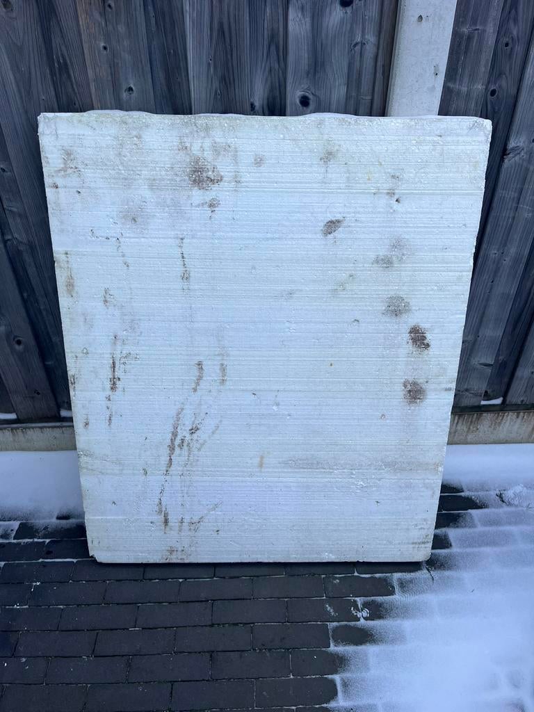 Gebruikte tempex platen 119 x 99 x 8 cm, Ophalen, Gebruikt, 5 tot 10 m², Piepschuim (Tempex)