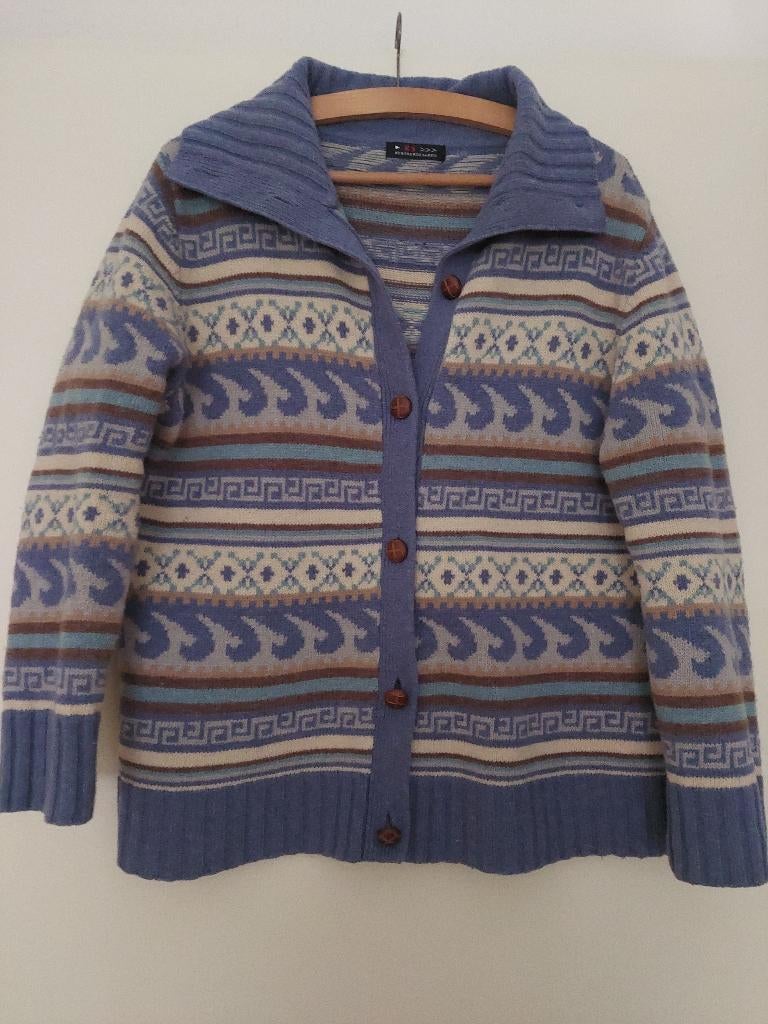 Roberto Sarto/Benetton wollen vest/Pull  40/42 diverse, Ophalen of Verzenden, Zo goed als nieuw, Maat 42/44 (L), Blauw
