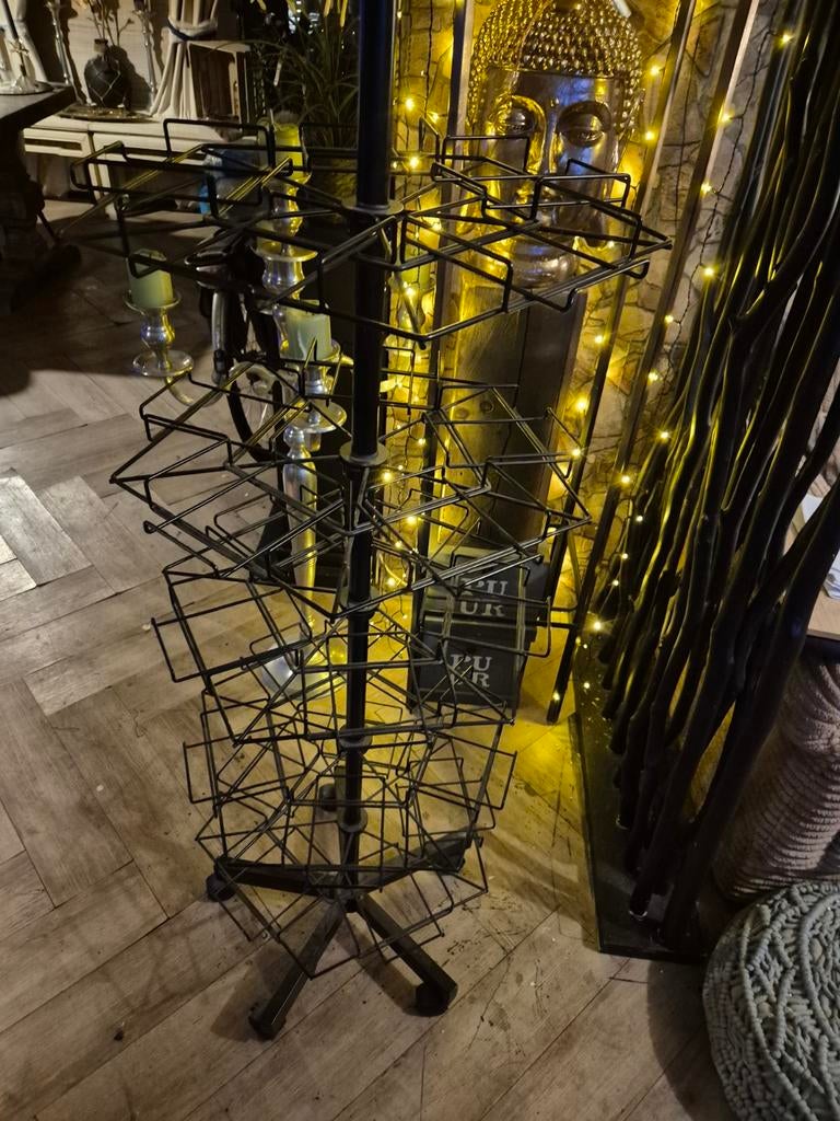 Draaibare etagere met 5 plateaus en wielen, Ophalen of Verzenden