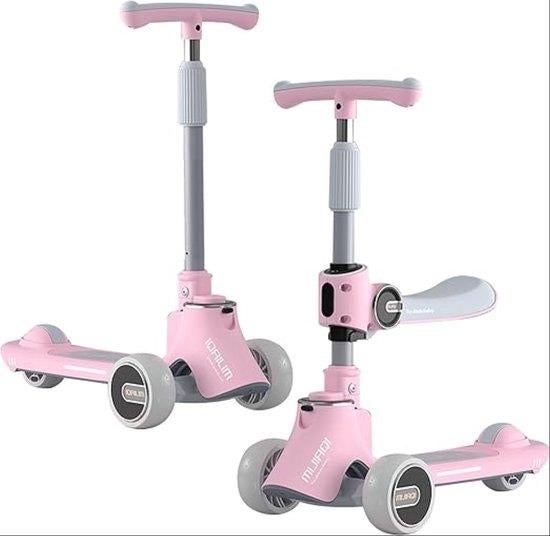Step zitjes kinderscooter loopfiets LED muziek in 2 kleuren, Loopfiets, Nieuw, 1045 AL, Contact@allstock.nl