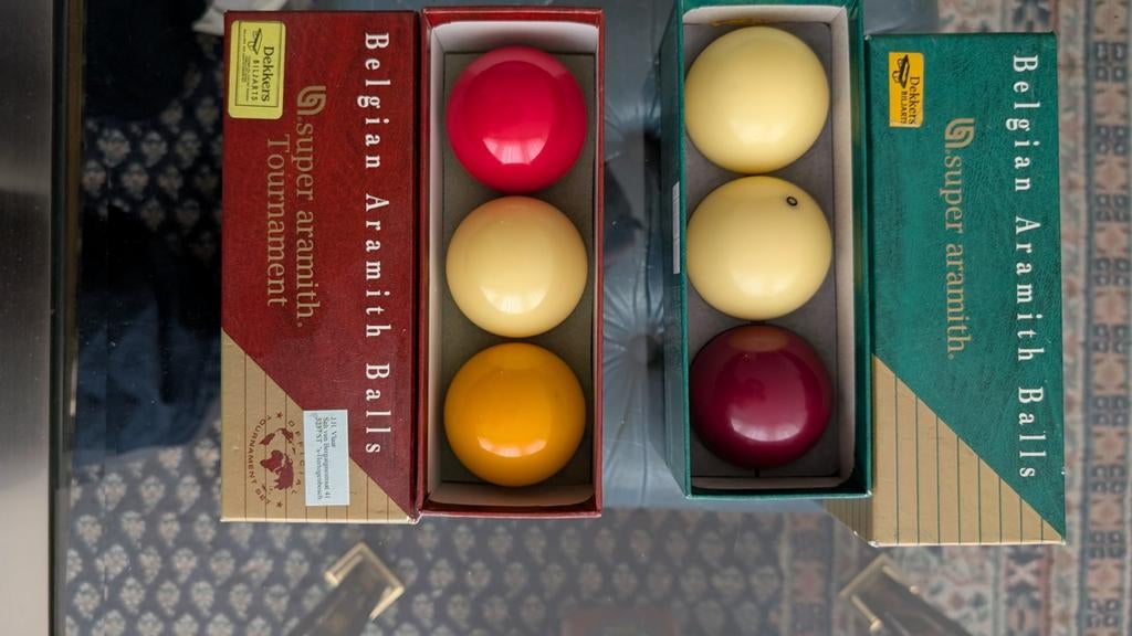 Aramith Biljartballen - 2 Sets, Ophalen, Gebruikt, Keu of Ballen