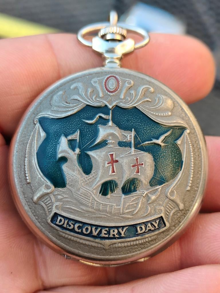 Molnija Christopher Columbus zakhorloge, Antiek en Kunst, Ophalen of Verzenden