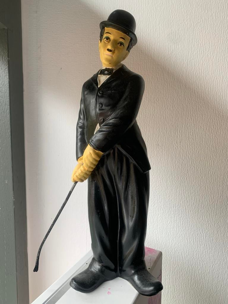 Charlie Chaplin Beeldje, Verzamelen, Ophalen of Verzenden, Gebruikt, Mens