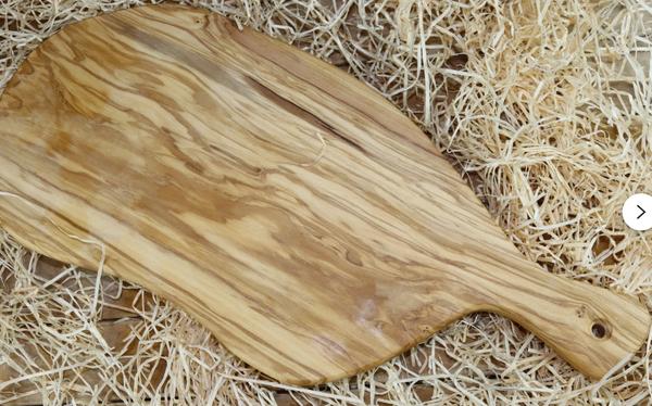 Duurzame  Olijfhout  Handgemaakt met Handvat 40 cm, Ophalen of Verzenden, Nieuw