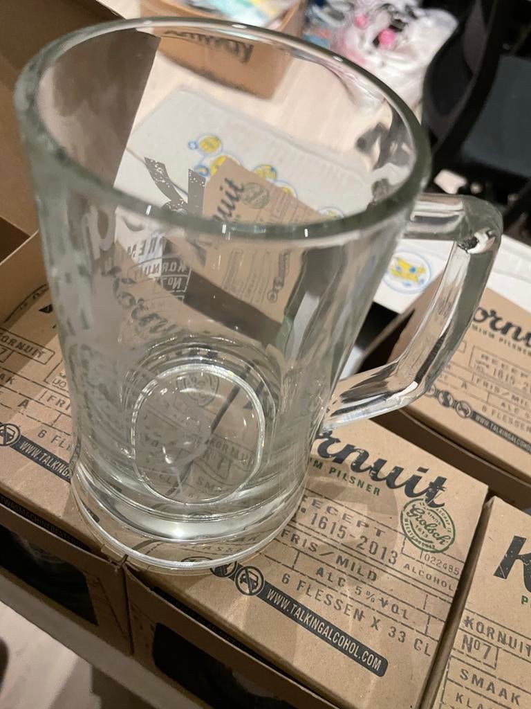 Kornuit & Grolsch Bierglazen Set, Antiek en Kunst, Ophalen of Verzenden