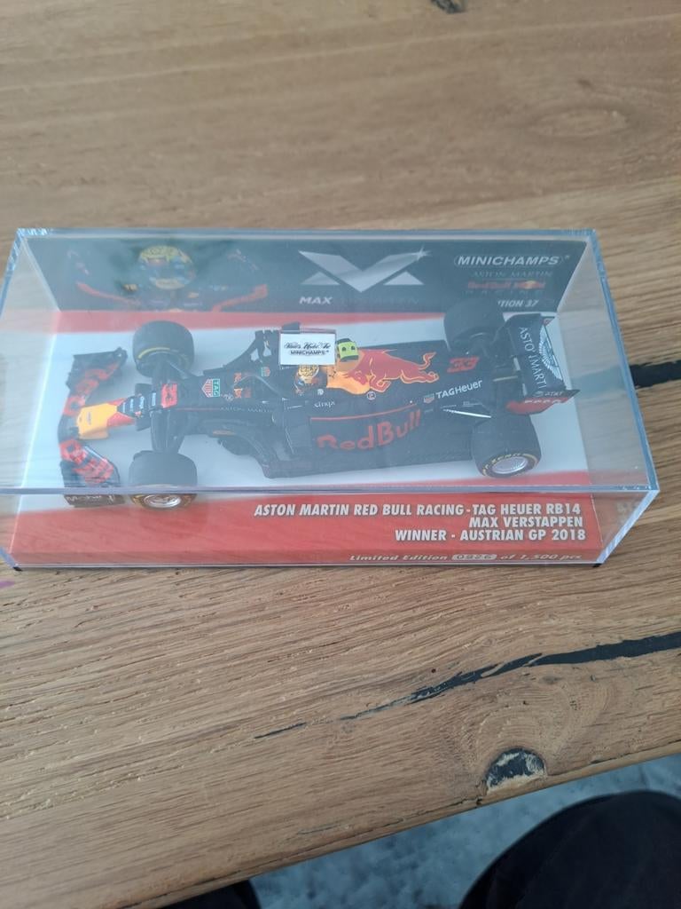 Max Verstappen Oostenrijk GP 2018, Ophalen of Verzenden, Zo goed als nieuw