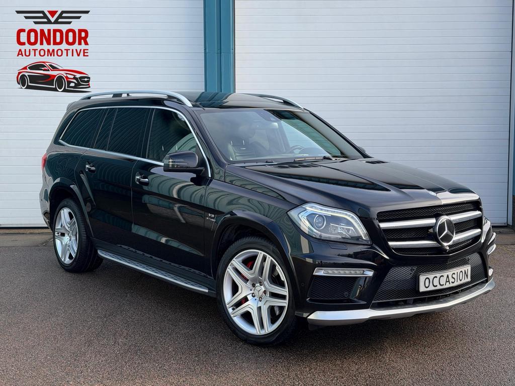 Mercedes-Benz GL63 5.5 V8 BiTurbo 4 Matic, Auto's, Mercedes-Benz, GL, 7 stoelen, Zwart, Leder