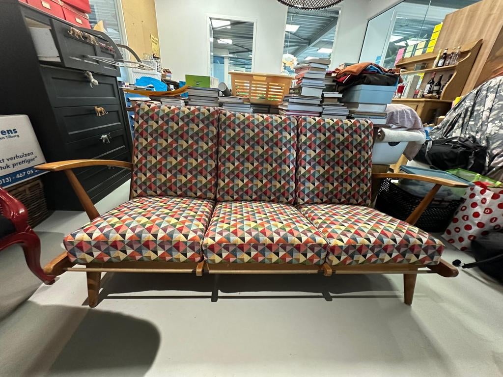 Vintage 3-zits bank jaren 70, Huis en Inrichting, Banken | Bankstellen, Ophalen, 150 tot 200 cm, Vintage, Driepersoons
