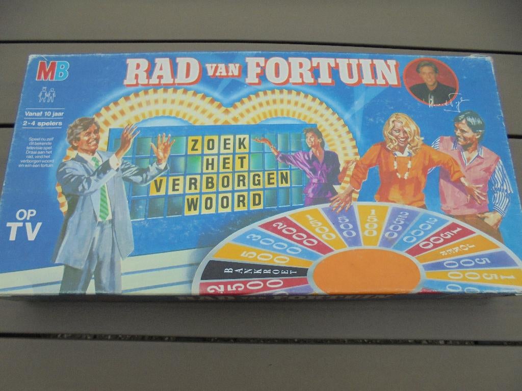 Spel Rad van Fortuin, Hobby en Vrije tijd, Drie of vier spelers, Ophalen of Verzenden, Gebruikt, MB Spellen