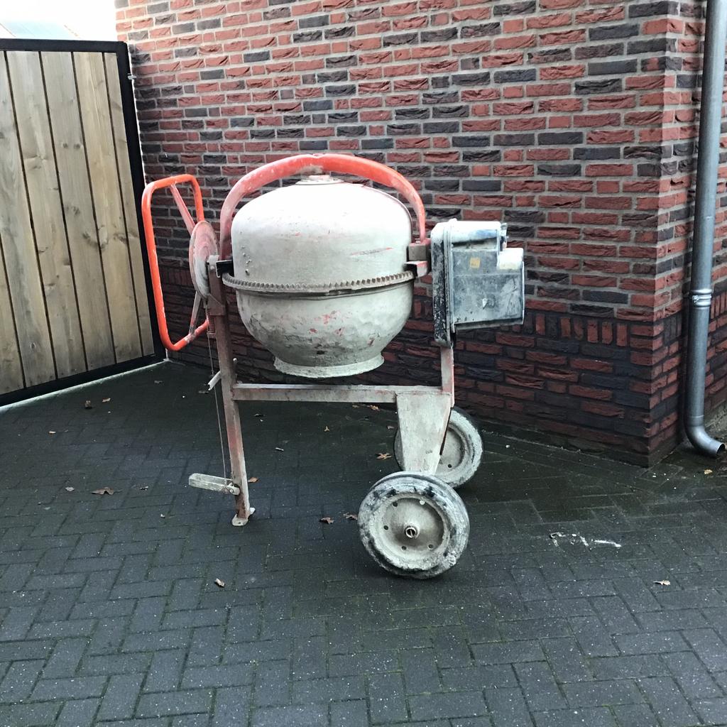 Lescha SM165S betonmolen, Doe-het-zelf en Verbouw, Betonmolens, Ophalen, Zo goed als nieuw