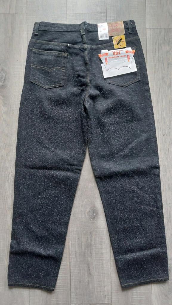 Vintage 80s Levis 501 deadstock jeans NEW, Kleding | Heren, Spijkerbroeken en Jeans, Nieuw, Overige jeansmaten, Zwart, Ophalen of Verzenden