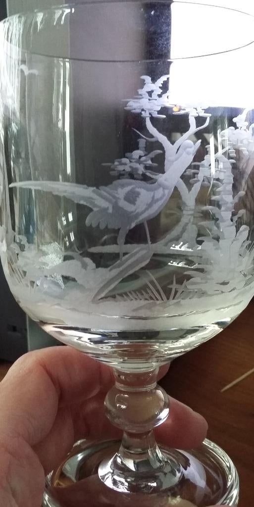 Om 1875 -1900 Jagers Jacht Wijnglas Drinkglas "Goede Dronk", Antiek en Kunst, Ophalen of Verzenden