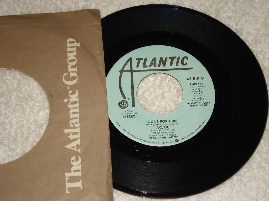 AC DC  ACDC   PROMO   Guns For Hire   USA     Orgineel, Cd's en Dvd's, Vinyl Singles, Ophalen of Verzenden, Zo goed als nieuw