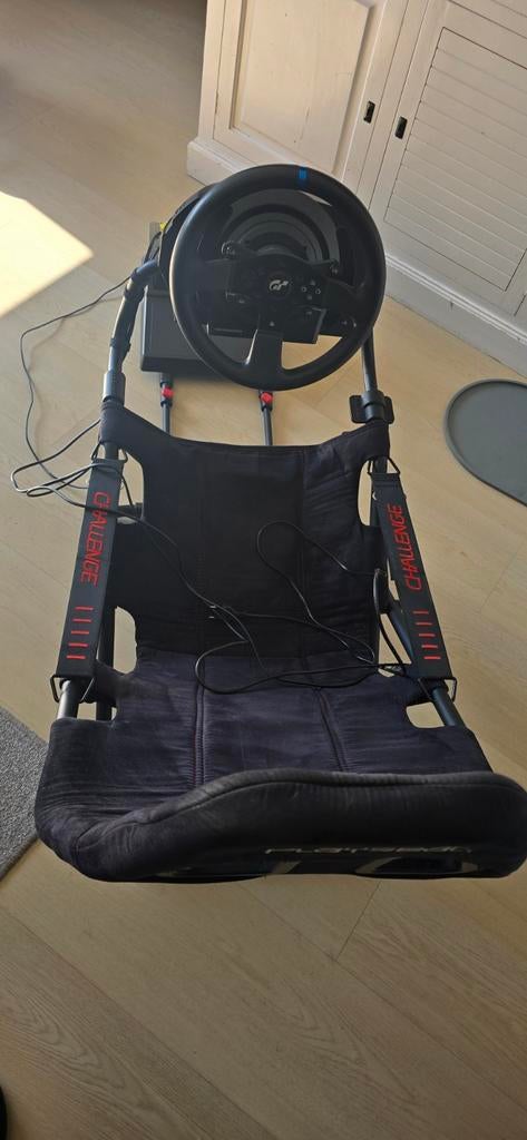 Playseat Challenge met Thrustmaster T300, Ophalen, 1 speler, Racen en Vliegen, Zo goed als nieuw