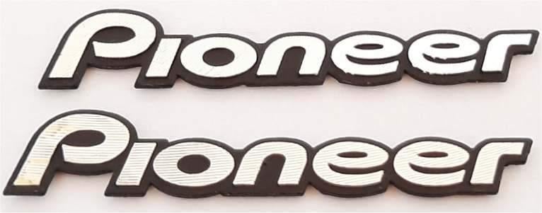 Pioneer Aluminium plaatje set, Ophalen of Verzenden