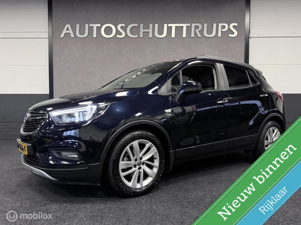 Opel Mokka X 1.4 Turbo 120 Jaar Edition 140 PK 4 CIL / CAMER, Voorwielaandrijving, Gebruikt, Blauw, Origineel Nederlands