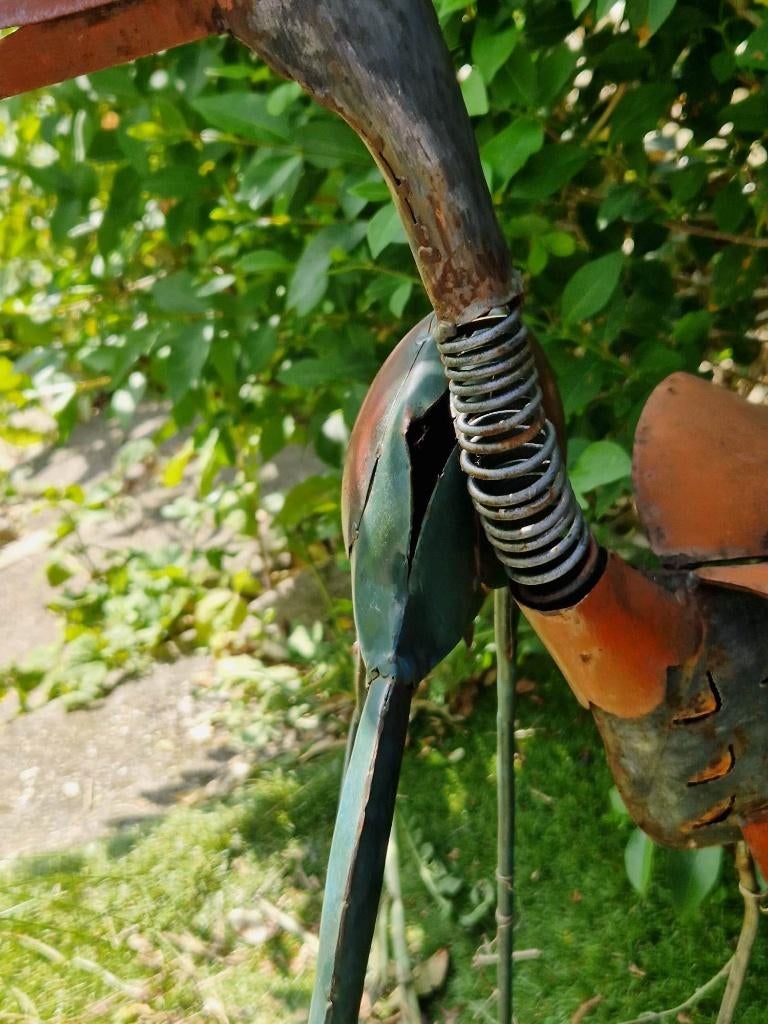 Leuk setje brocante vogels voor tuin decoratie (brocante), Ophalen of Verzenden, Gebruikt