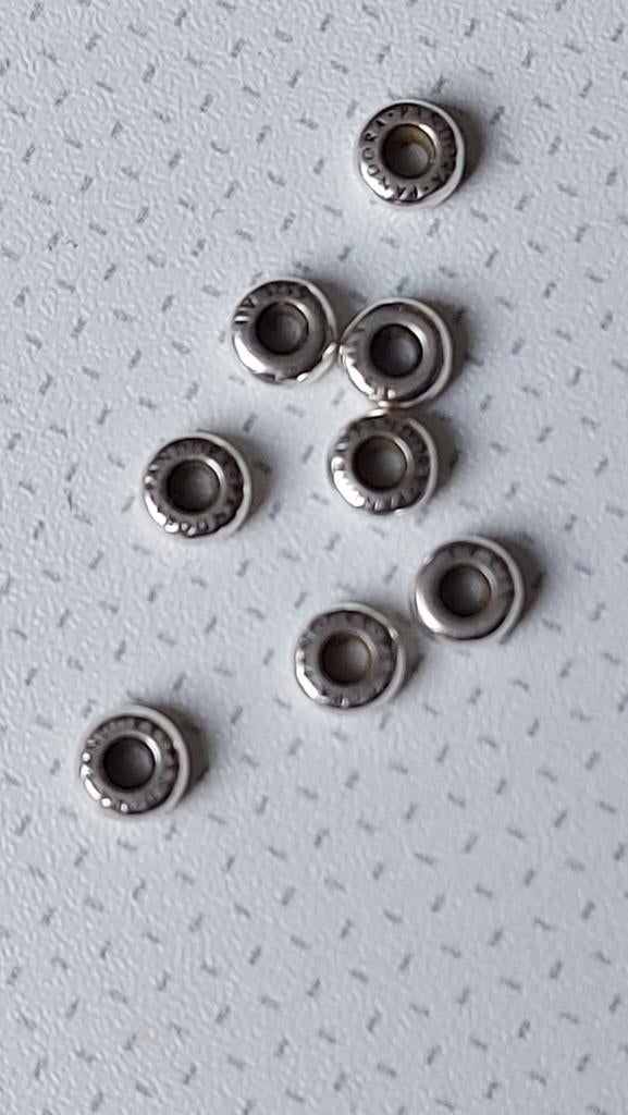 > 2 < Originele Pandora Essence Me zilveren mini stoppertjes, Ophalen of Verzenden, Zo goed als nieuw, Zilver, Pandora