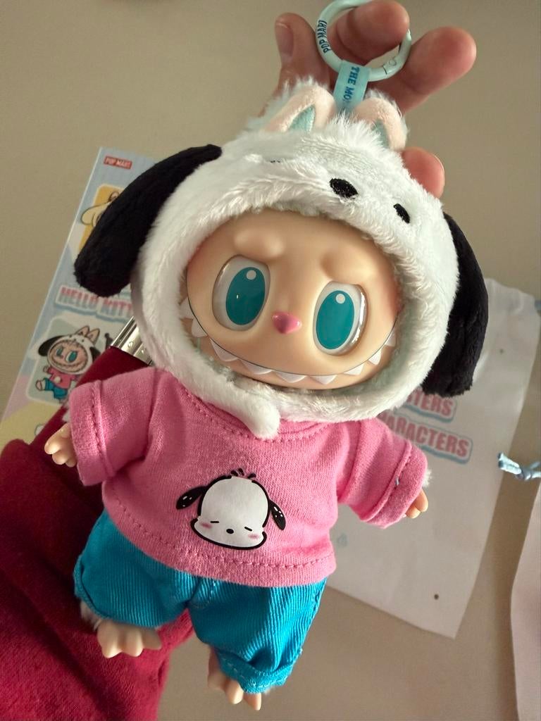 Labubu Pochacco PopMart Sanrio Pendant, Ophalen of Verzenden, Nieuw